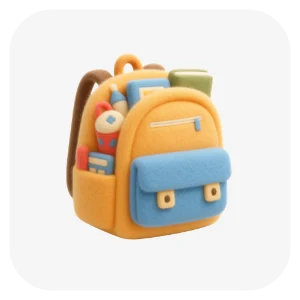 Back to School Preparation activity icon for Laurel Play Gardens premium childcare in San Jose