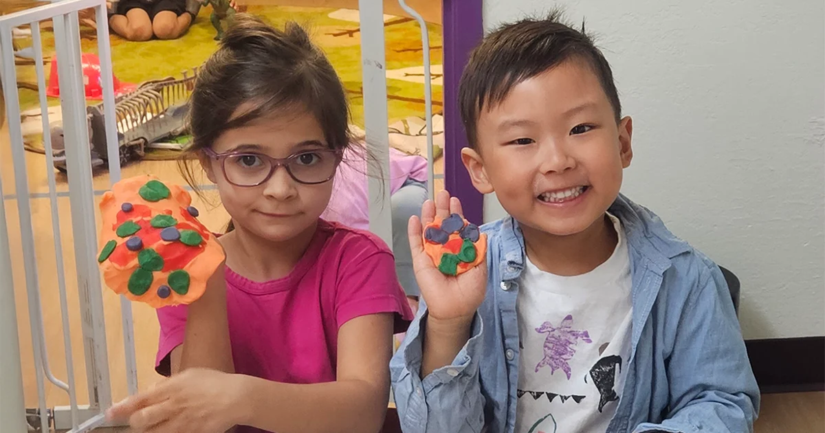 summercamp wk10_PLAYDOUGH_2 Summer camp for Laurel Play Gardens premium childcare in San Jose