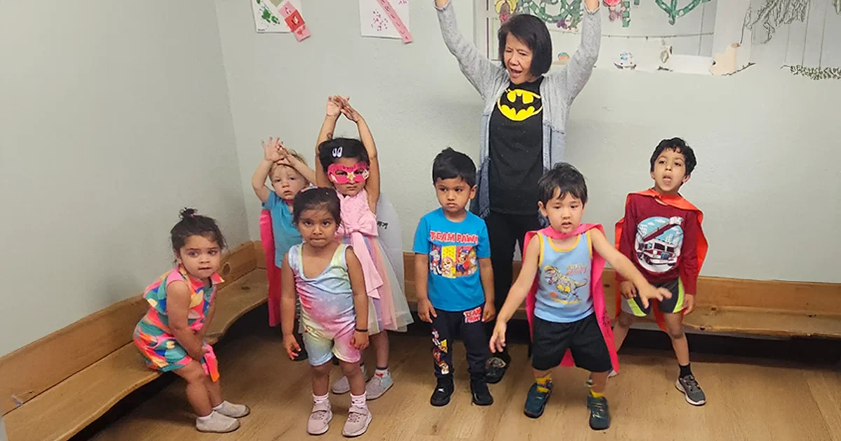 summercamp wk1_SUPERHERO_4 Summer camp for Laurel Play Gardens premium childcare in San Jose